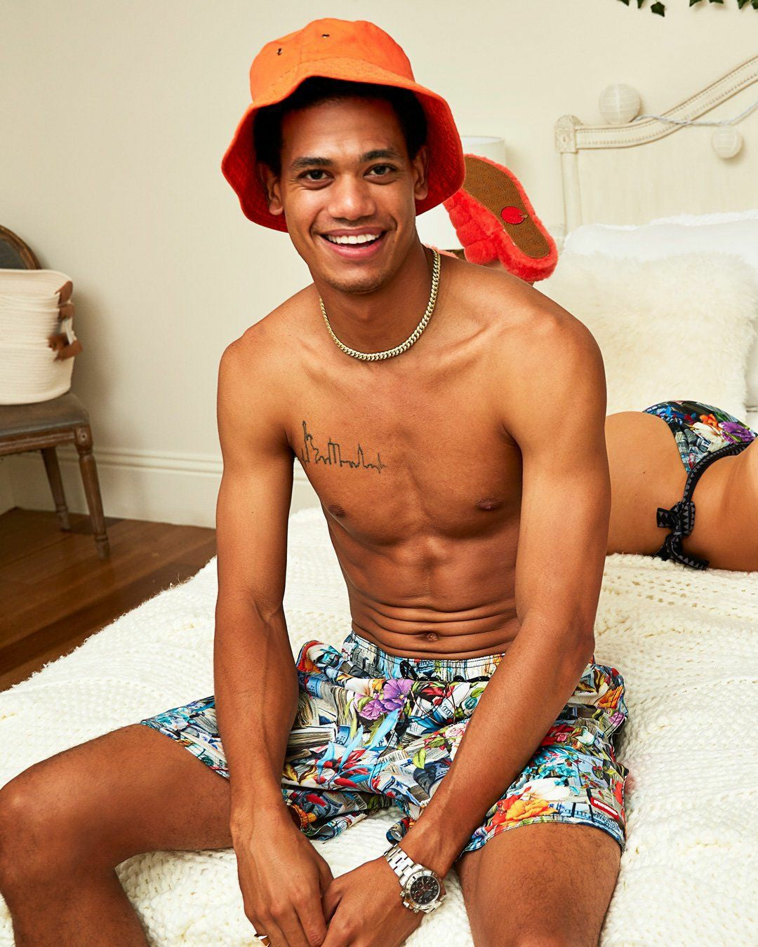 Sprayground - FLORAL MONEY SHOTO SWIM TRUNKS