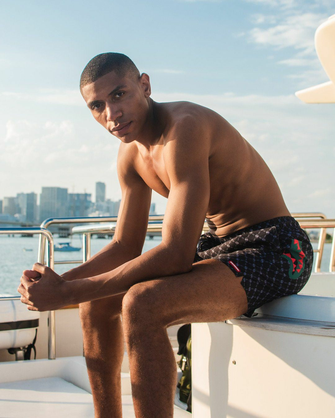Sprayground - MIDNIGHT MONEY PATTERN SHOTO SWIM TRUNKS