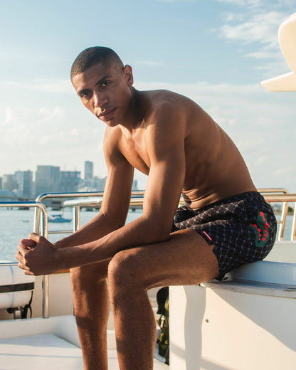 Sprayground - MIDNIGHT MONEY PATTERN SHOTO SWIM TRUNKS