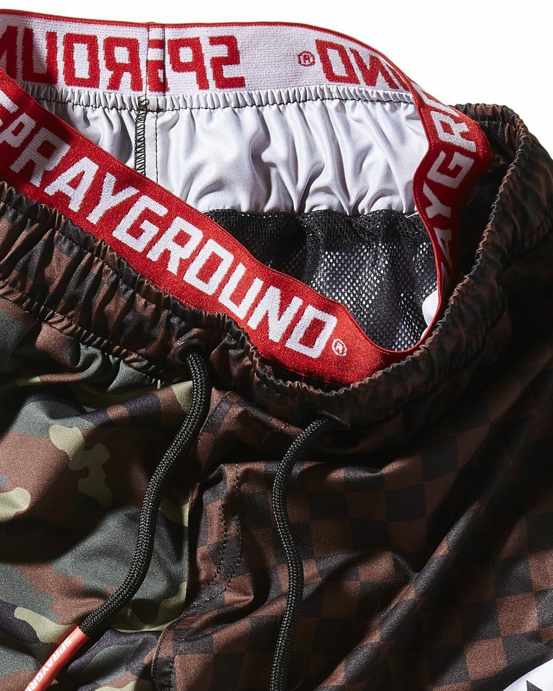 Sprayground - KIDS CHECKS & CAMO SWIM TRUNKS