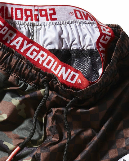 Sprayground - KIDS CHECKS & CAMO SWIM TRUNKS