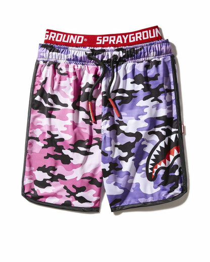 Sprayground - KIDS SPLIT CAMO SWIM TRUNKS