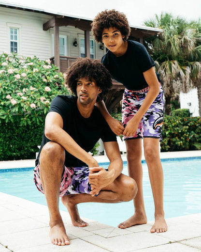 Sprayground - KIDS SPLIT CAMO SWIM TRUNKS