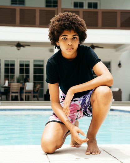 Sprayground - KIDS SPLIT CAMO SWIM TRUNKS