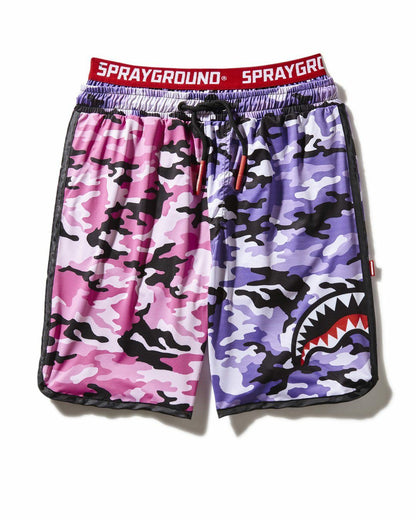 Sprayground - SPLIT CAMO CORTO SWIM TRUNKS