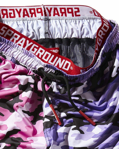 Sprayground - SPLIT CAMO CORTO SWIM TRUNKS