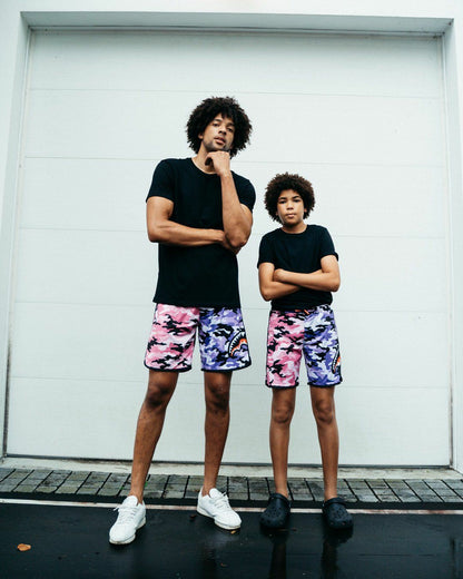 Sprayground - SPLIT CAMO CORTO SWIM TRUNKS