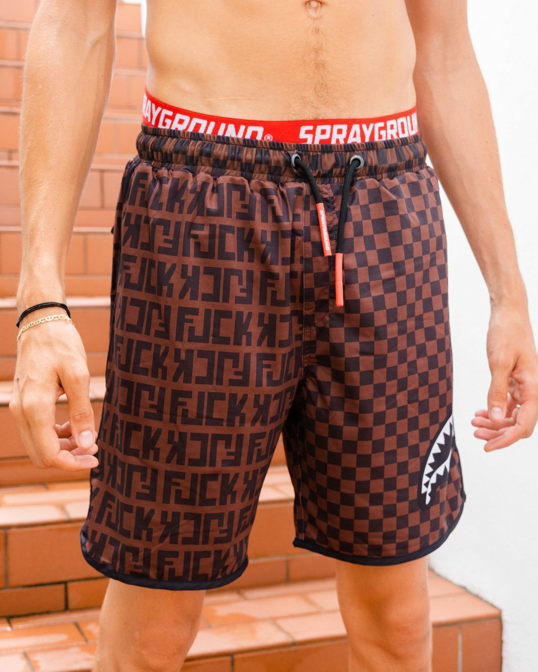 Sprayground - OFFENDED SPLIT THE CHECK CORTO SWIM TRUNKS