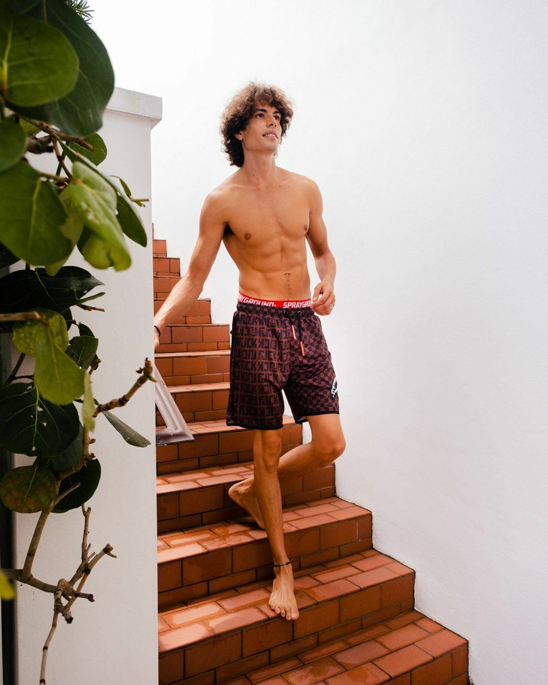 Sprayground - OFFENDED SPLIT THE CHECK CORTO SWIM TRUNKS