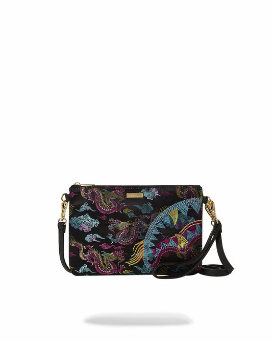 Sprayground - EMBROIDERED DRAGONS CROSSOVER CLUTCH
