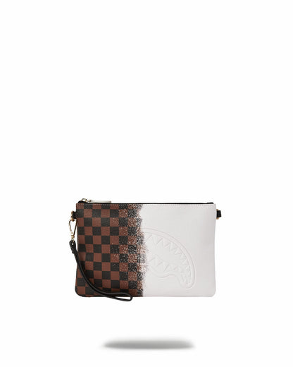 Sprayground - SPRAYSHARKS WORLDWIDE CROSSOVER CLUTCH W/ SHOULDER STRAP