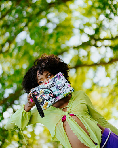 Sprayground - CREATE ANOTHER DAY CROSSOVER CLUTCH W/ SHOULDER STRAP