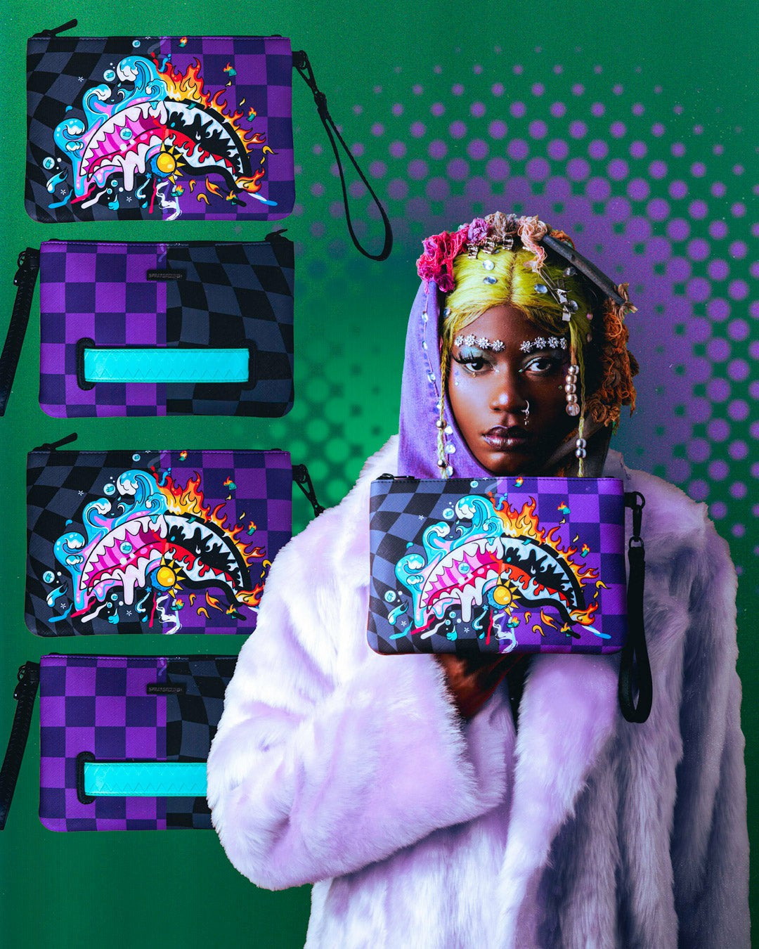 Sprayground - MAD SCIENTIST CROSSOVER CLUTCH