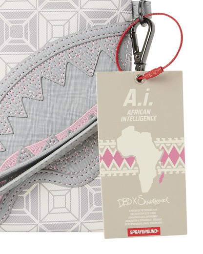 Sprayground - A.I.8 AFRICAN INTELLIGENCE BOOKED & BUSY CROSSOVER CLUTCH