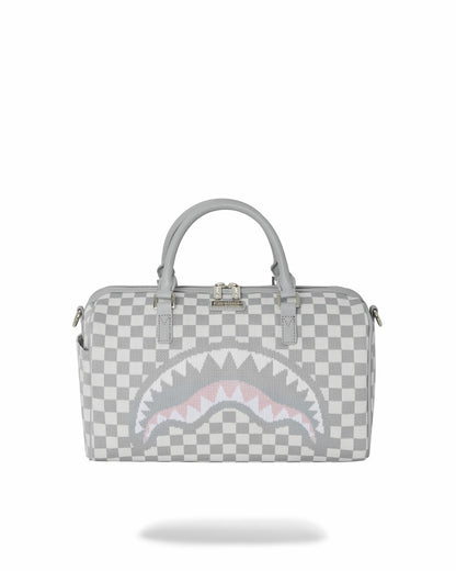 Sprayground - KNIT SHARKS IN PARIS IN CREAM MINI DUFFLE