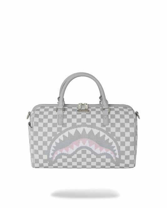 Sprayground - KNIT SHARKS IN PARIS IN CREAM MINI DUFFLE
