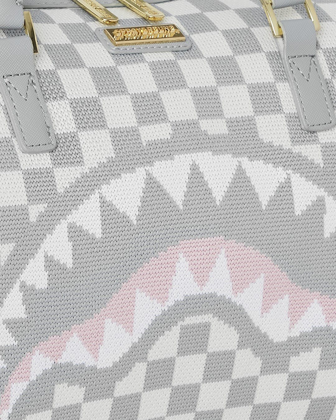 Sprayground - KNIT SHARKS IN PARIS IN CREAM MINI DUFFLE