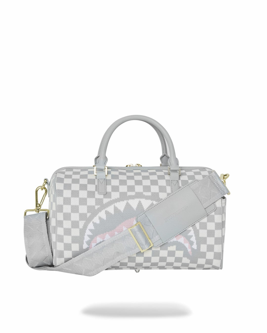 Sprayground - KNIT SHARKS IN PARIS IN CREAM MINI DUFFLE