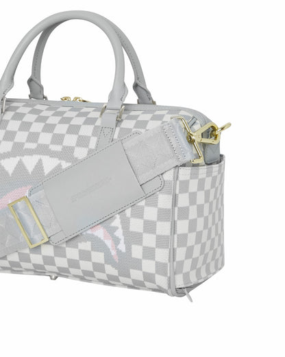 Sprayground - KNIT SHARKS IN PARIS IN CREAM MINI DUFFLE
