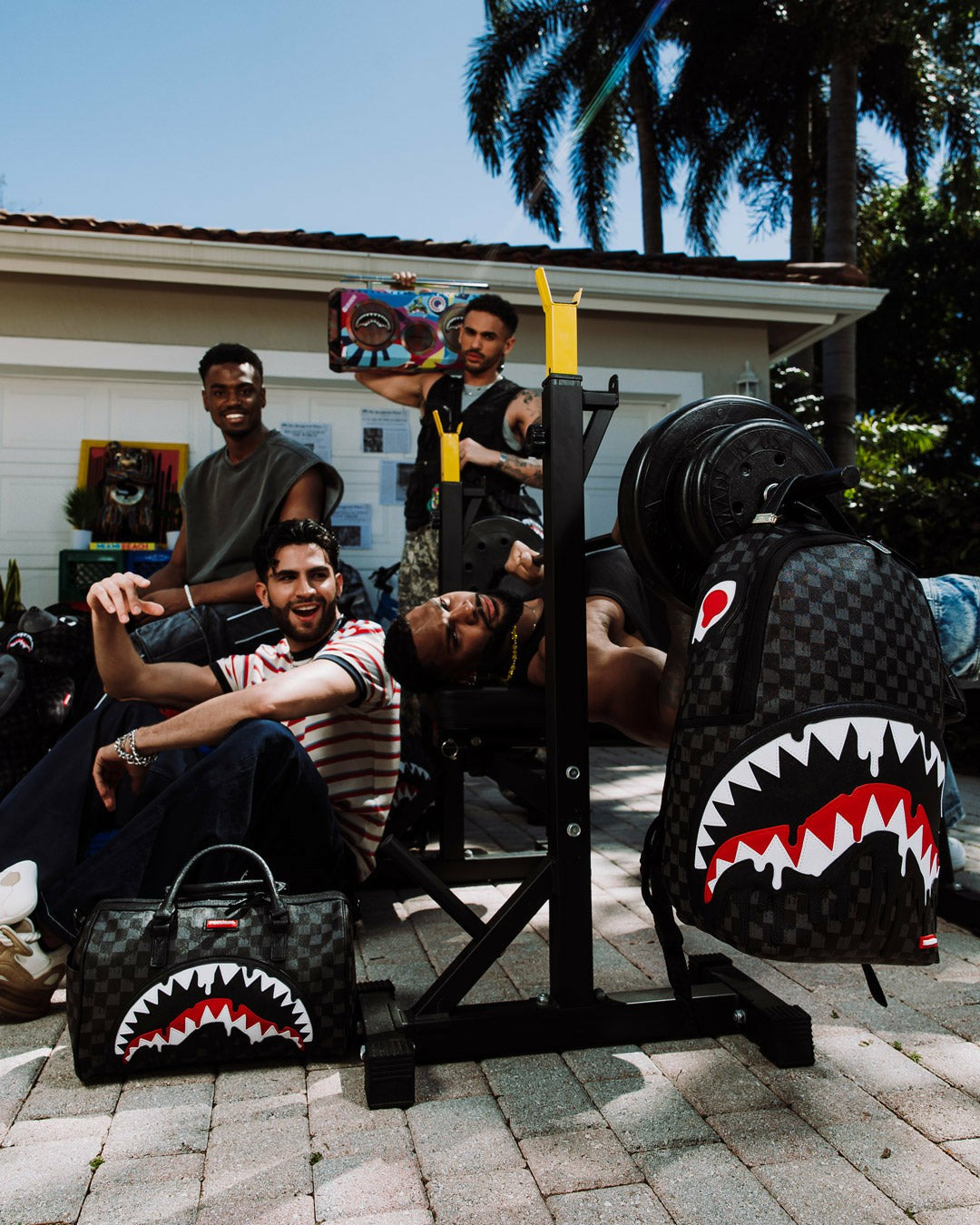 Sprayground - SHARKS IN PARIS THUNDERDRIP MINI DUFFLE