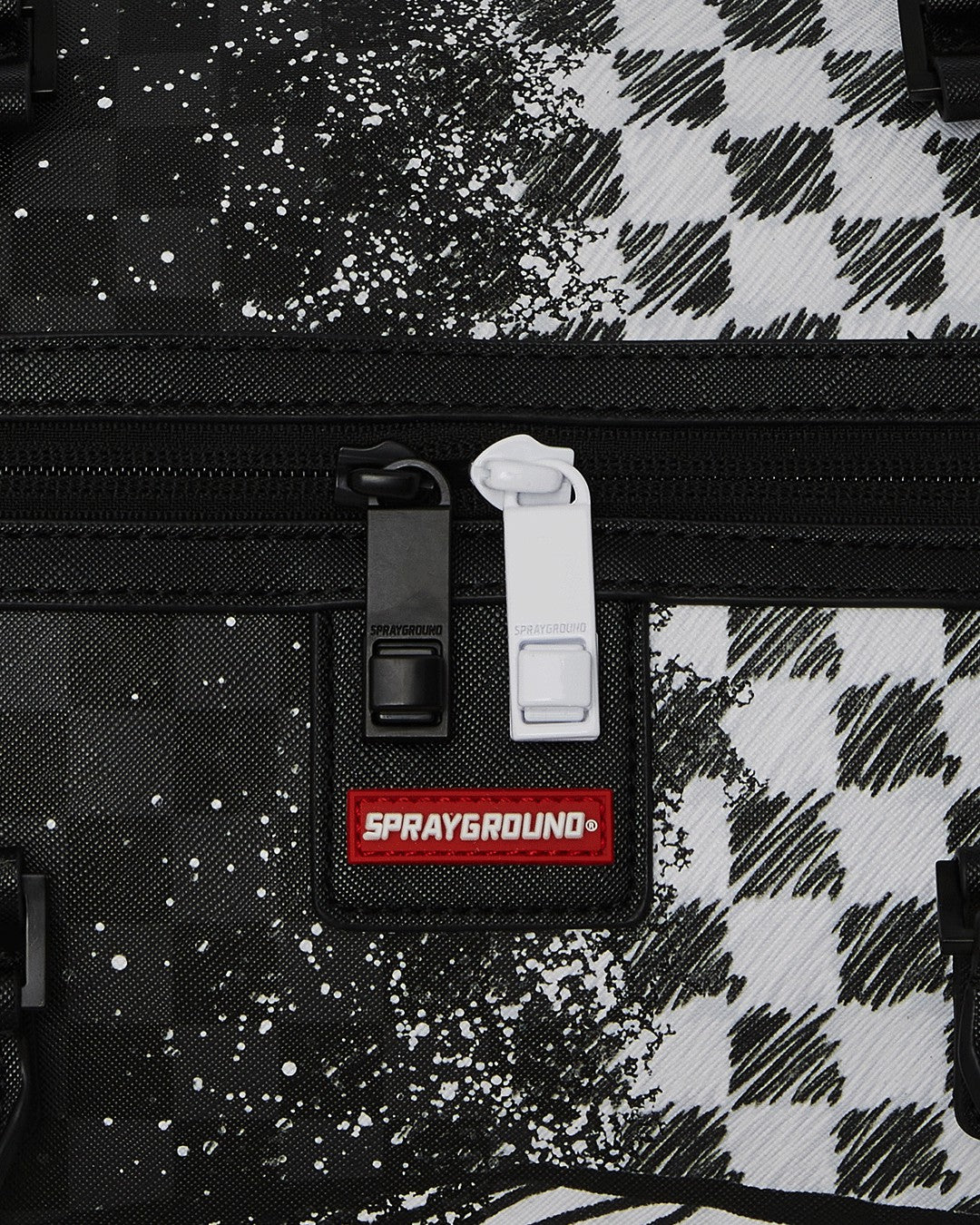 Sprayground - SCRIBBLE DRIBBLE CHECK DUFFLE