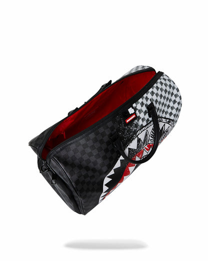 Sprayground - SCRIBBLE DRIBBLE CHECK DUFFLE