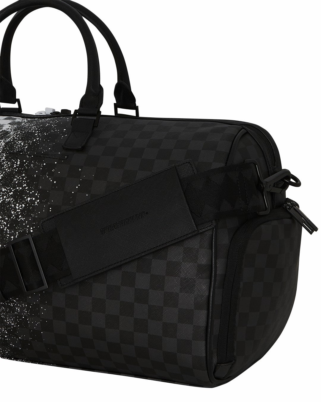 Sprayground - SCRIBBLE DRIBBLE CHECK DUFFLE