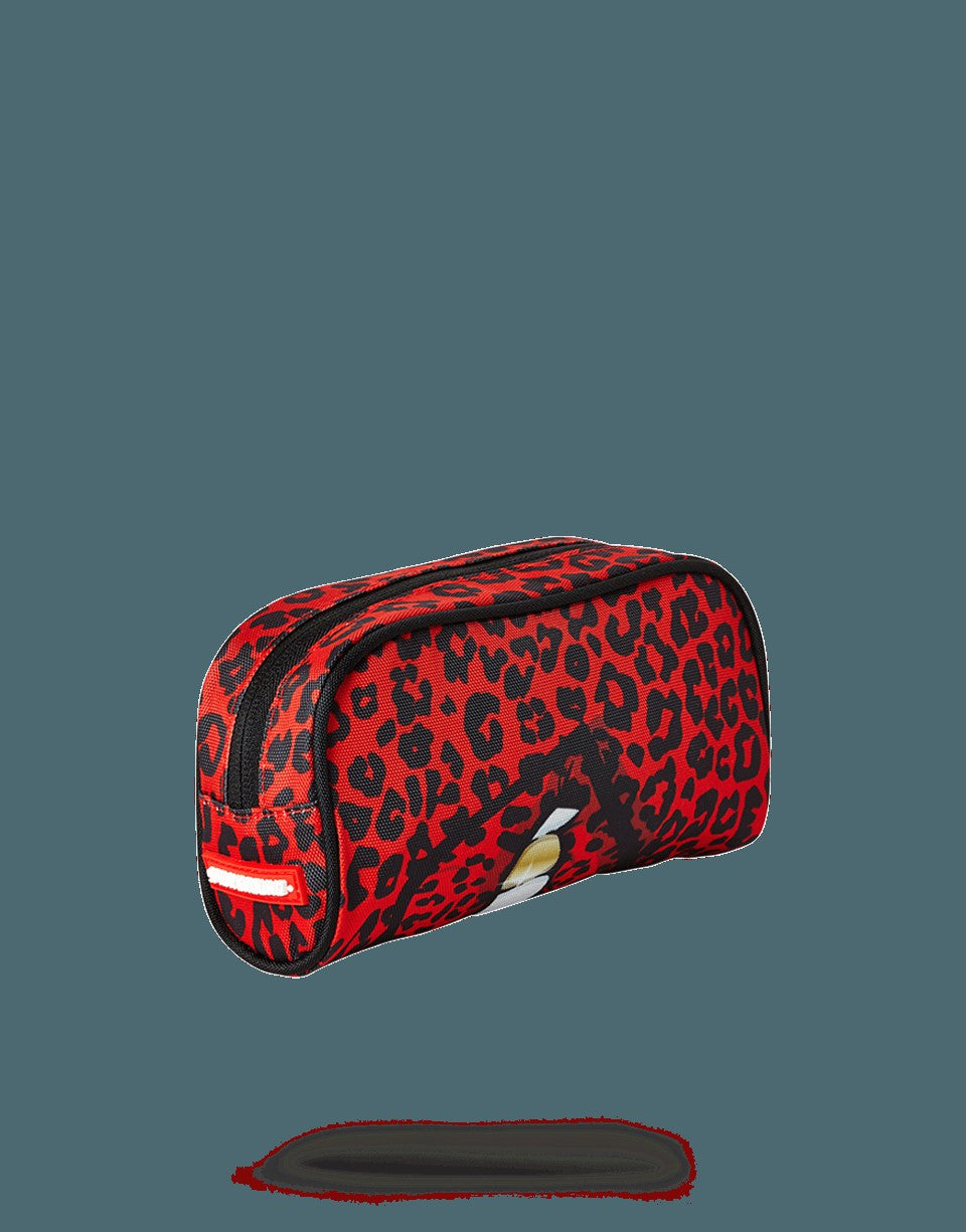 Sprayground - RED LEOPARD LIPS PENCIL CASE