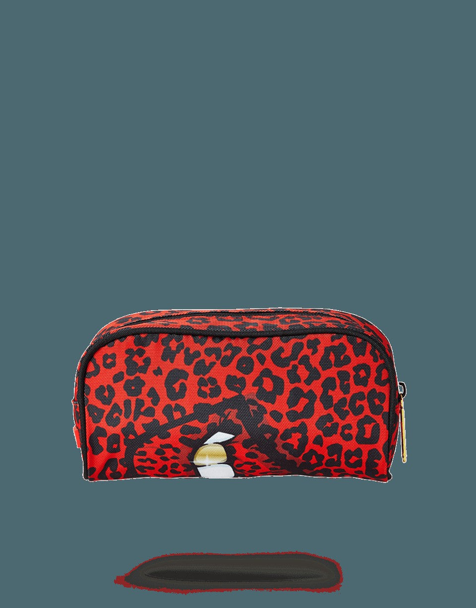 Sprayground - RED LEOPARD LIPS PENCIL CASE