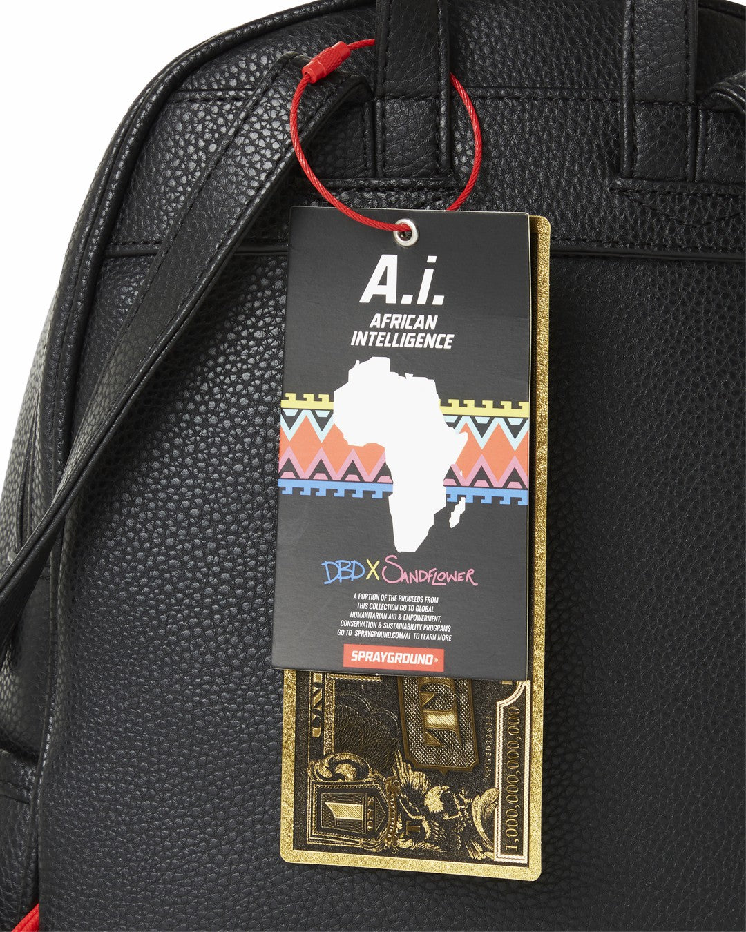 Sprayground - STAR RACER A.I.7 SANDFLOWER COLLAB BEADED SAVAGE BACKPACK