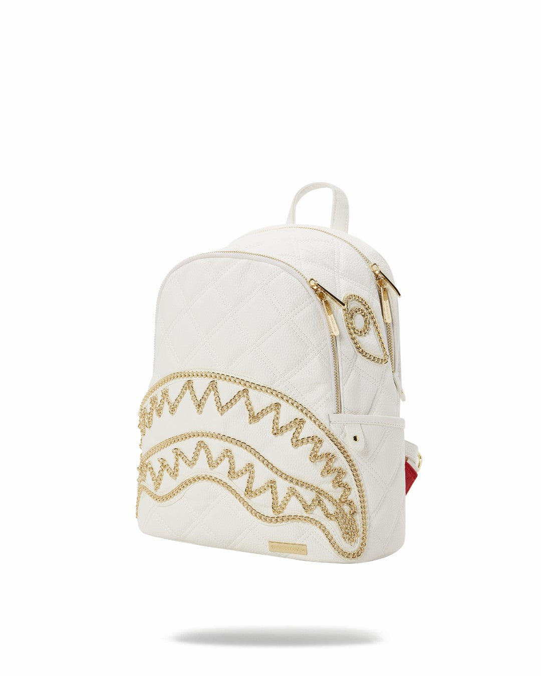 Sprayground - RIVIERA LE BLANC GOLD CHAIN SHARK SAVAGE BACKPACK