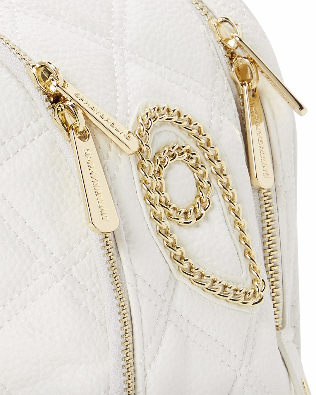 Sprayground - RIVIERA LE BLANC GOLD CHAIN SHARK SAVAGE BACKPACK