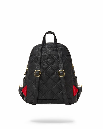 Sprayground - NOIR QUILT GOLD CHAIN SHARK SAVAGE BACKPACK