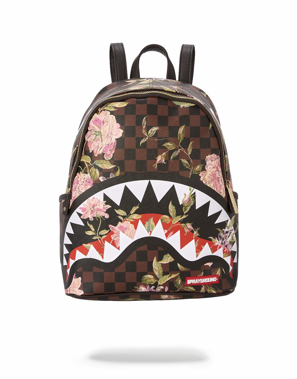 Sprayground - SHARKFLOWER SAVAGE BACKPACK (SMALLER MORE ELEGANT BACKPACK)
