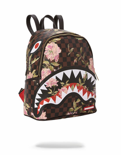 Sprayground - SHARKFLOWER SAVAGE BACKPACK (SMALLER MORE ELEGANT BACKPACK)