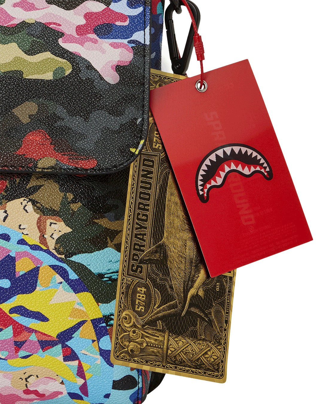 Sprayground - SLICED AND DICED CAMO MESSENGER SLING BAG