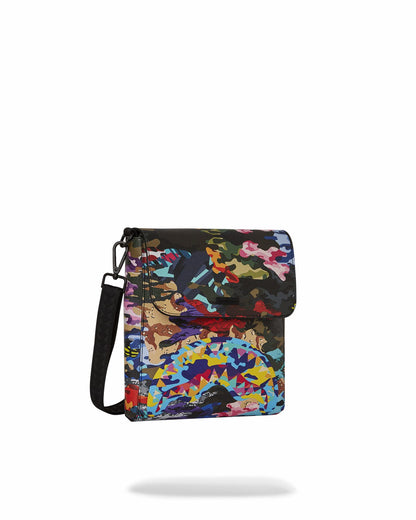 Sprayground - SLICED AND DICED CAMO MESSENGER SLING BAG