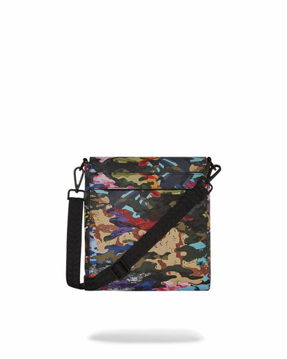 Sprayground - SLICED AND DICED CAMO MESSENGER SLING BAG