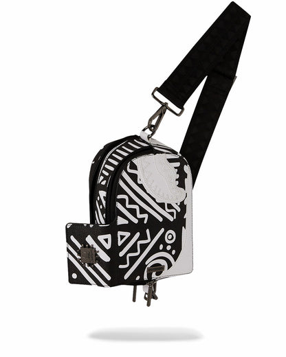 Sprayground - A.I.8 AFRICAN INTELLIGENCE - ORIGIN STORY BACKPACK SLING