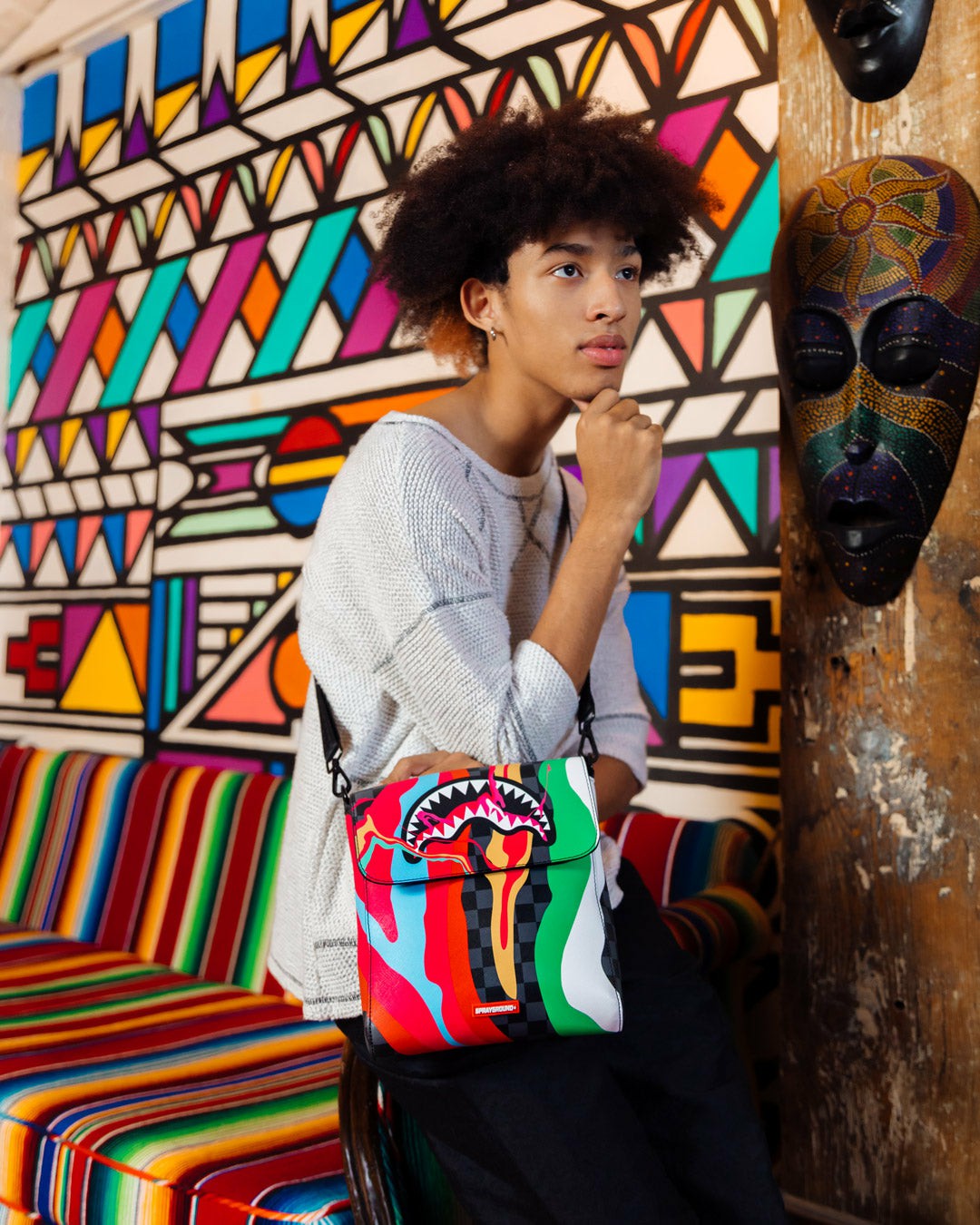 Sprayground - TRIPPY TAFFY LARGE SLING CROSSBODY