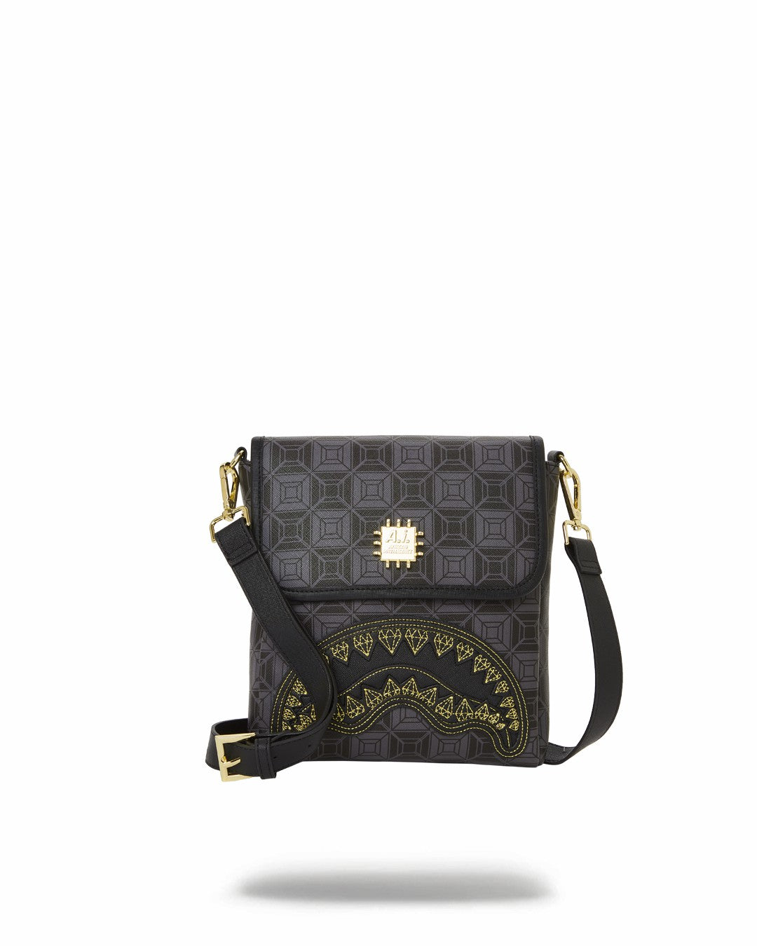 Sprayground - OBSIDIAN STUNNER A.i.6 SANDFLOWER COLLAB LARGE SLING