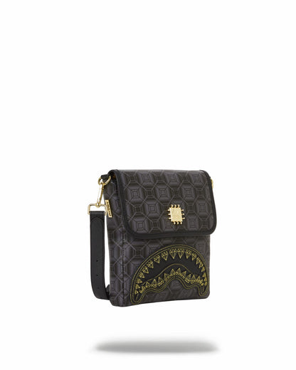 Sprayground - OBSIDIAN STUNNER A.i.6 SANDFLOWER COLLAB LARGE SLING