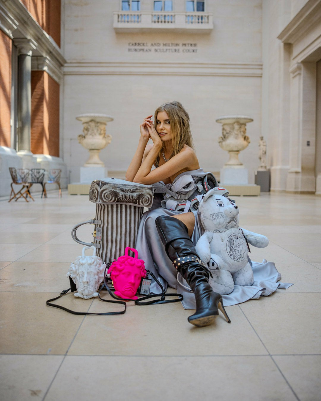 Sprayground - THE MET ALEXANDER THE GREAT MACEDONIAN TEDDYBEAR BACKPACK
