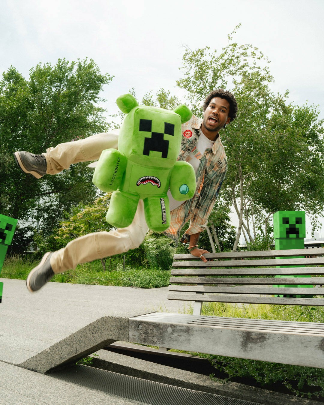 Sprayground - MINECRAFT CREEPER MONEYBEAR BACKPACK