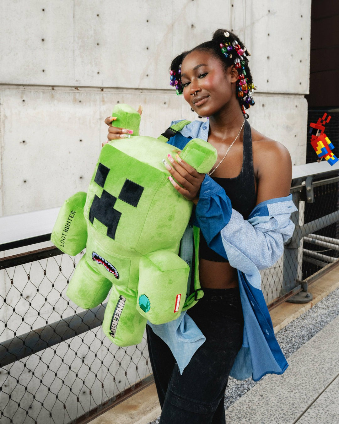 Sprayground - MINECRAFT CREEPER MONEYBEAR BACKPACK
