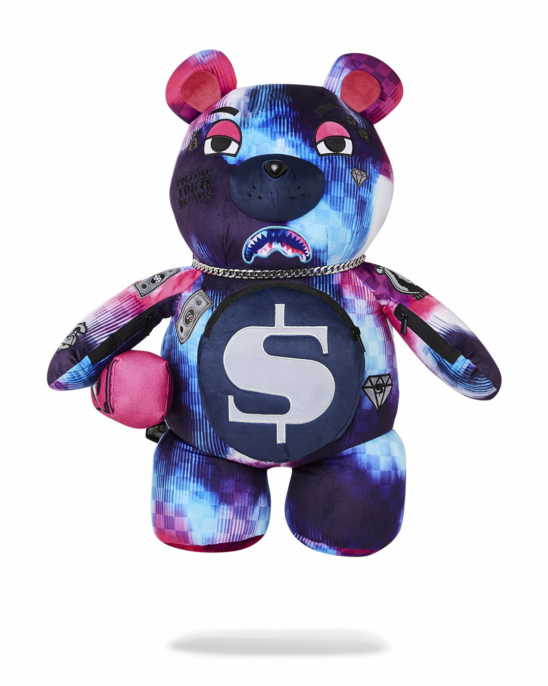 Sprayground - SHARKCLUB ELECTRONICA MONEYBEAR TEDDYBEAR BACKPACK