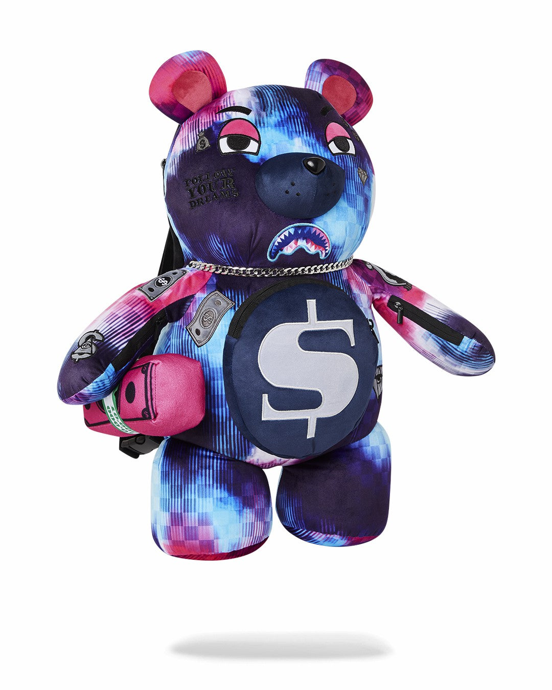 Sprayground - SHARKCLUB ELECTRONICA MONEYBEAR TEDDYBEAR BACKPACK