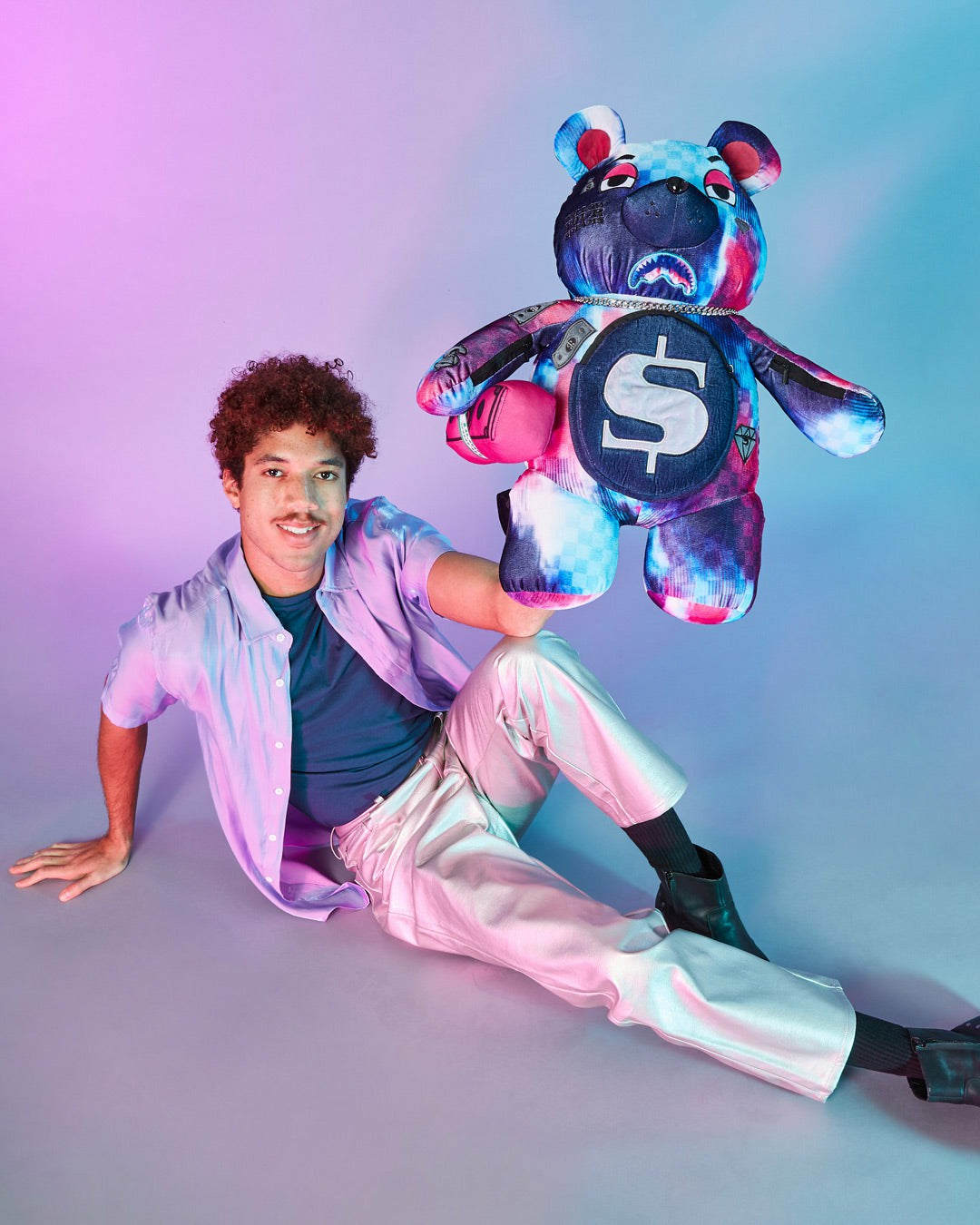 Sprayground - SHARKCLUB ELECTRONICA MONEYBEAR TEDDYBEAR BACKPACK