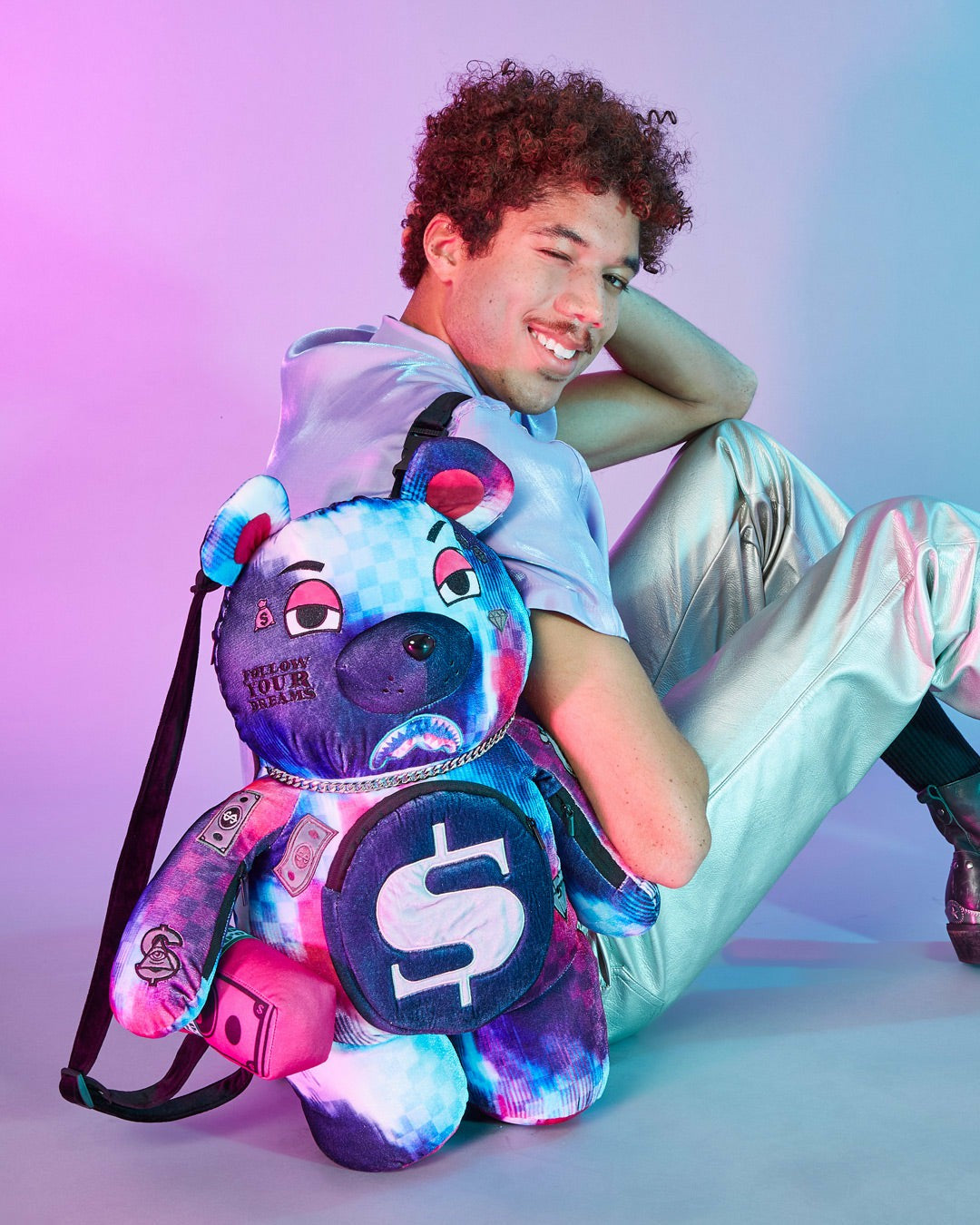 Sprayground - SHARKCLUB ELECTRONICA MONEYBEAR TEDDYBEAR BACKPACK