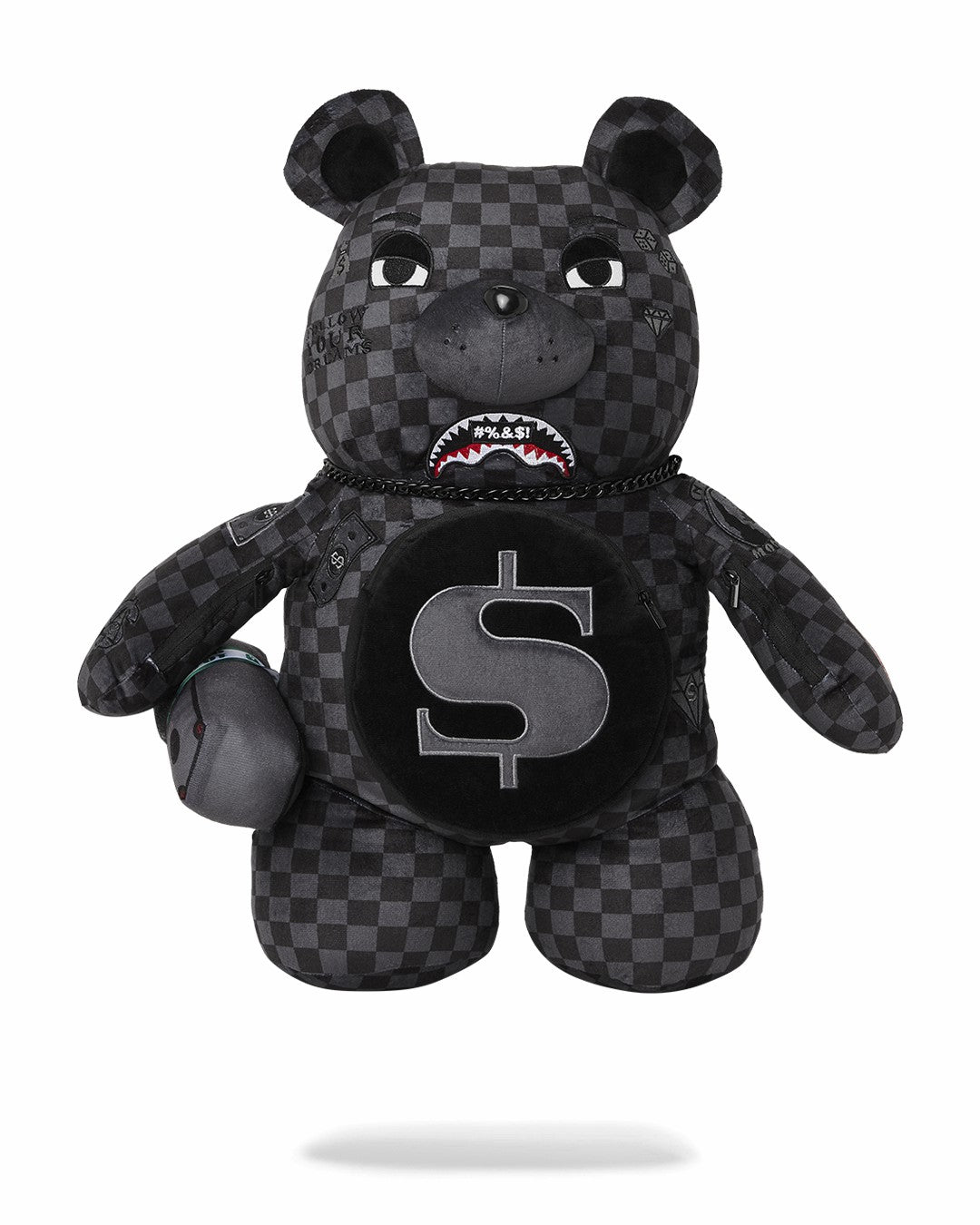 Sprayground - WHAT THE BEEP' SHARK MONEYBEAR TEDDYBEAR BACKPACK